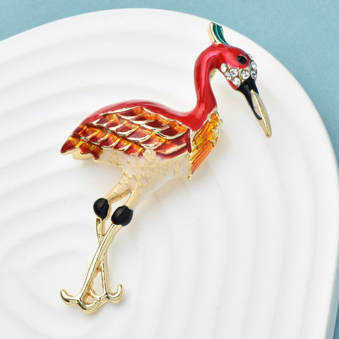 Flamingo Brooch