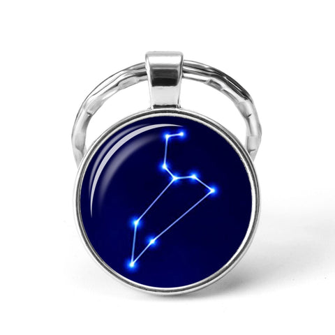 "Night in Blue" Keychain