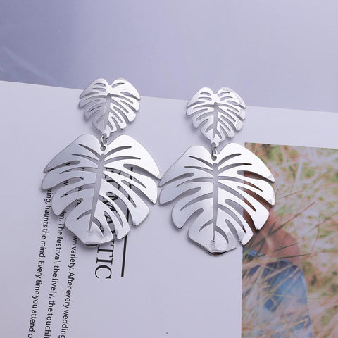 Free new leaf earrings