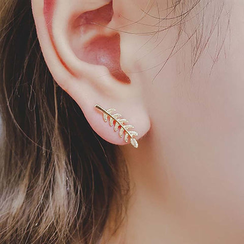 Free Leaf Shaped Earrings