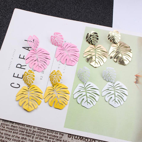 Free Leaf Long Earring