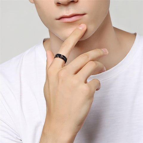 Free 8mm Black Ring