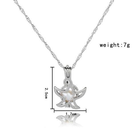 Starfish Glow in the Dark Necklace