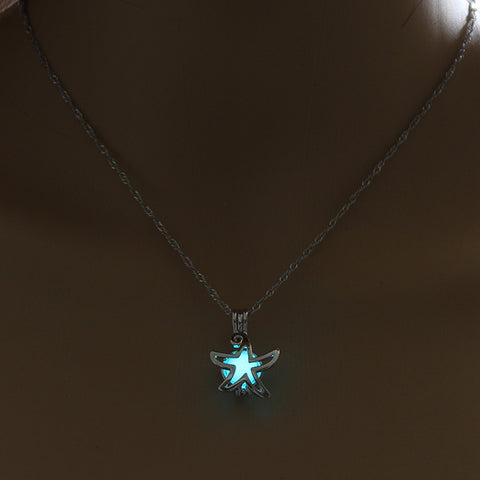 Starfish Glow in the Dark Necklace