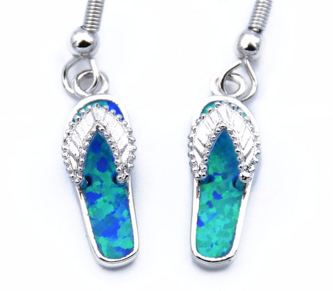 Flip Flops Opal Earrings