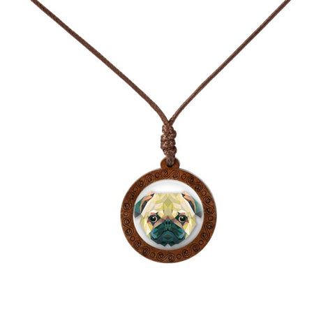 Animal Art Wood Necklace