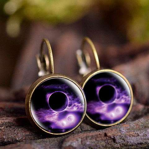 Galaxy Hole Earrings
