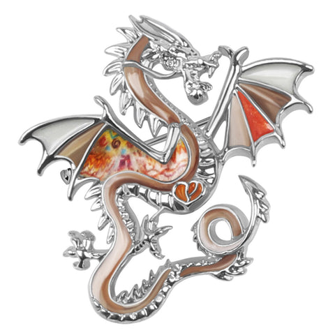 Flying Dragon Brooch