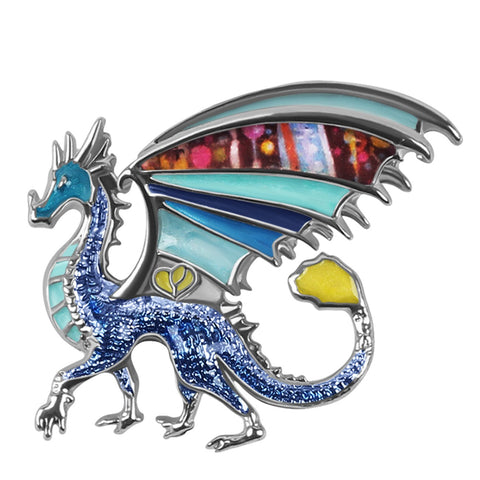 Walking Dragon Brooch