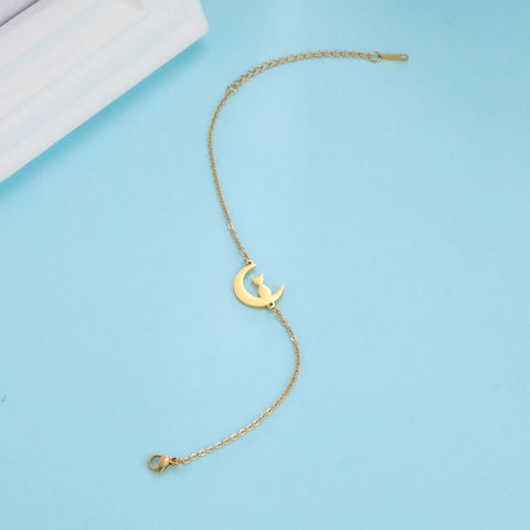 "To the moon and Cat" Bracelet