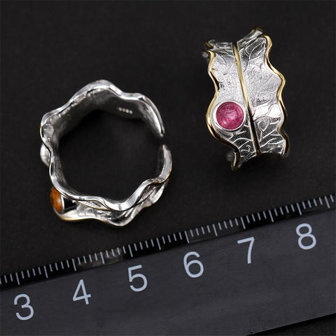 Sterling Silver Gemstone Ring