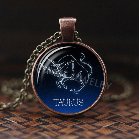 "The Vintage" Zodiac necklace