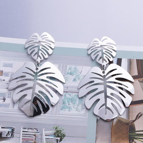 Free new leaf earrings