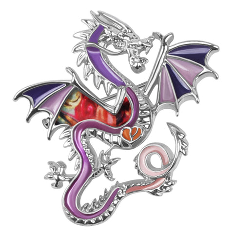 Flying Dragon Brooch