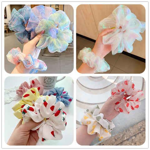 4 pieces Scrunchies Mix #9