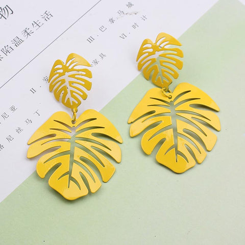 Free Leaf Long Earring