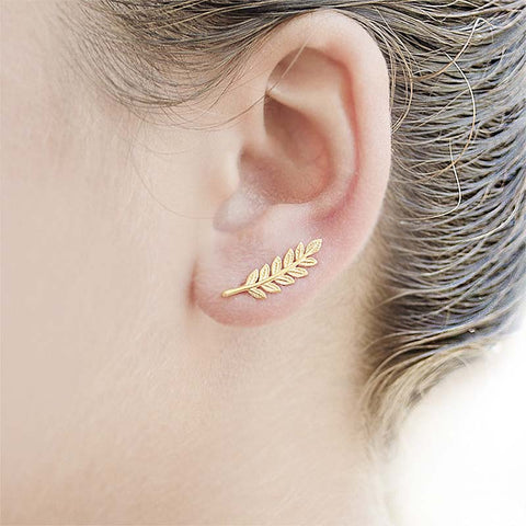 Free Leaf Shaped Earrings