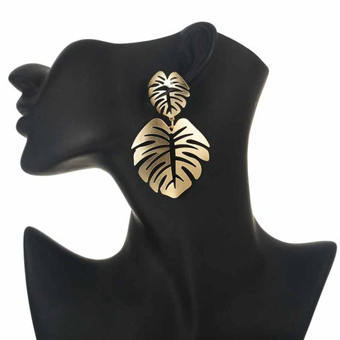 Free Leaf Long Earring