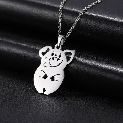 Pig Necklace