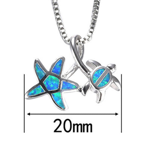 Free Starfish and Turtle Necklace
