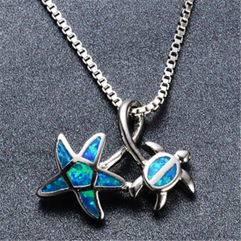 Free Starfish and Turtle Necklace