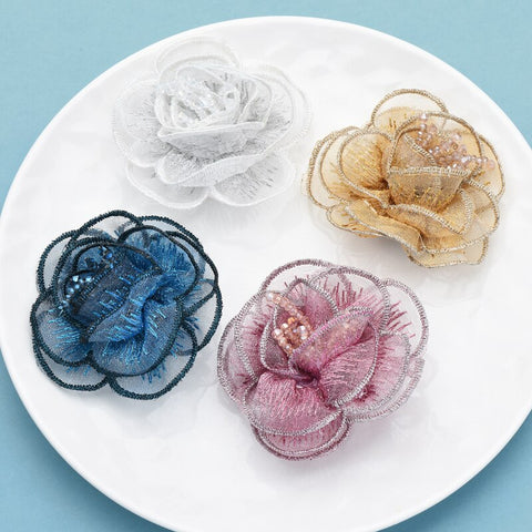 Lace Flower Brooch