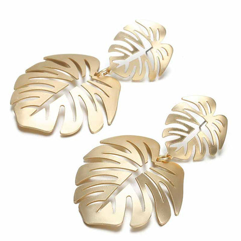 Free Leaf Long Earring