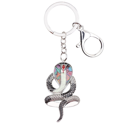 Multicolor Snake Keychain