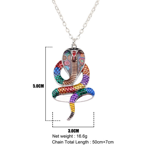 Multicolor Snake Necklace