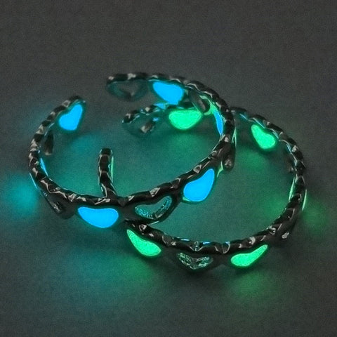 Heart Glow in the Dark Ring