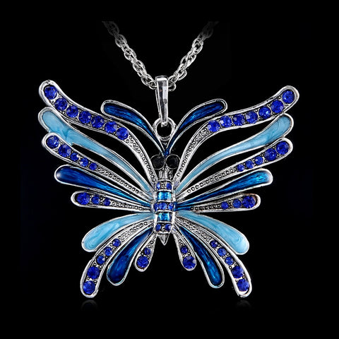 Vintage Butterfly Necklace