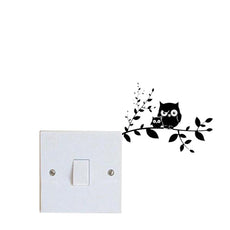 Tree Owl Mom And Baby Wall Sticker