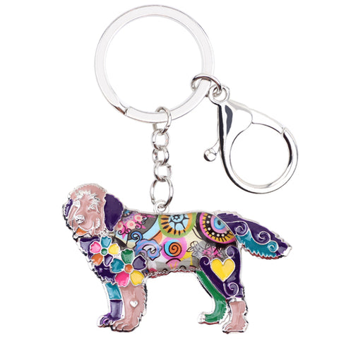 Newfoundland Multicolor Keychain