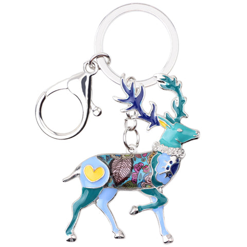 Multicolor Deer Keychain