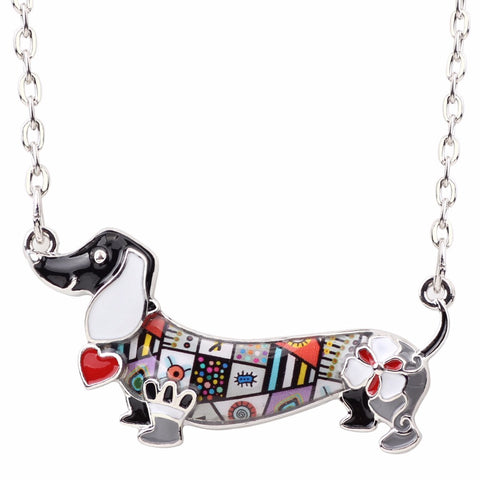 Dachshund Multicolor Necklace