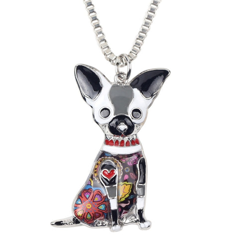 Chihuahua Multicolor Necklace