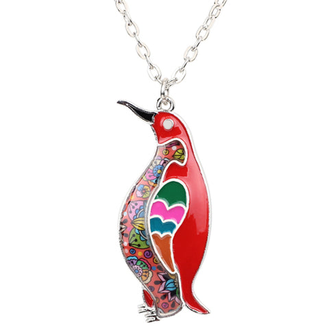 Multicolor Penguin Necklace