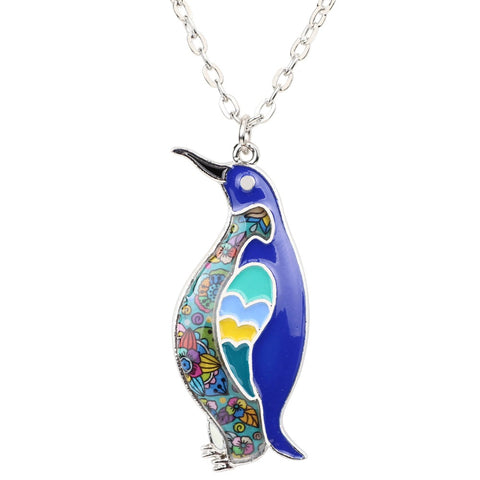 Multicolor Penguin Necklace