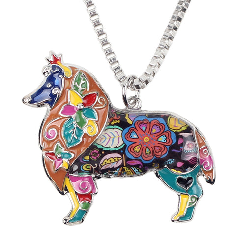Border Collie Necklace
