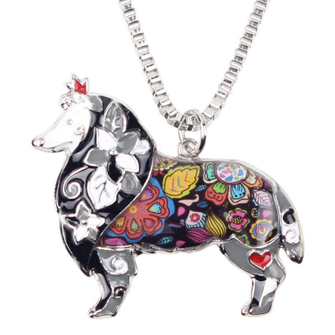 Border Collie Necklace