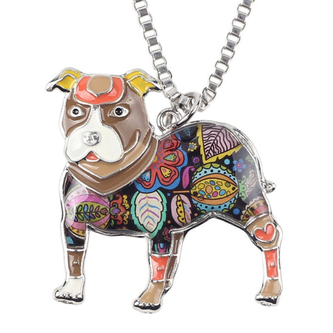 Pit Bull Multicolor Necklace