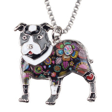 Pit Bull Multicolor Necklace