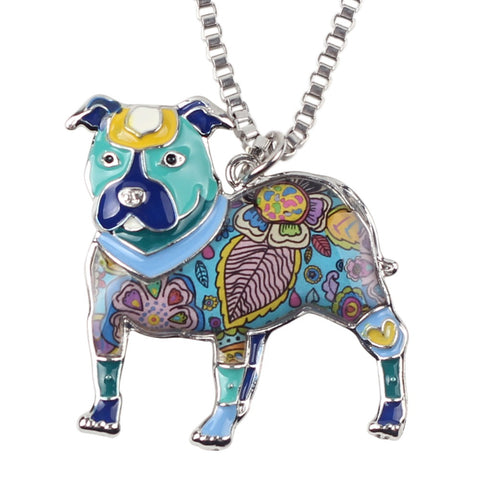 Pit Bull Multicolor Necklace
