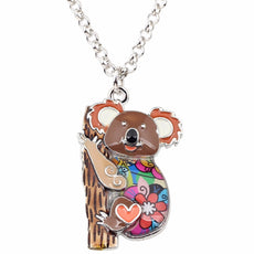 Multicolor Koala Necklace