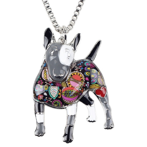Bull Terrier Multicolor Necklace