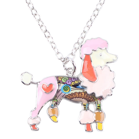 Poodle Multicolor Necklace