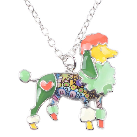 Poodle Multicolor Necklace