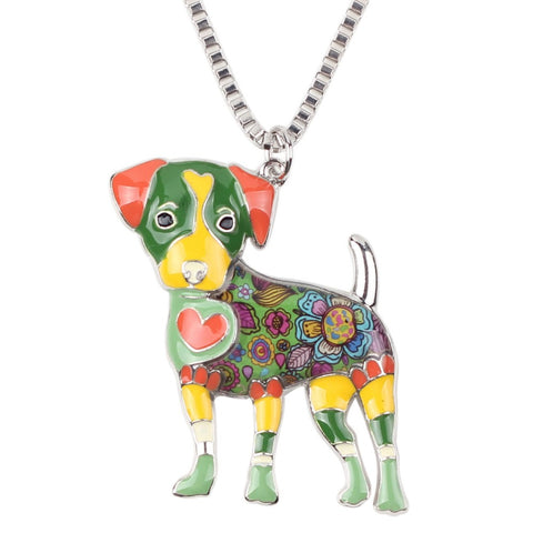 Jack Russel Multicolor Necklace