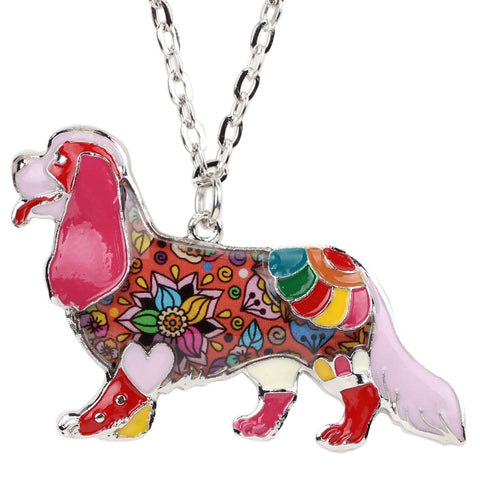 Spaniel Multicolor Necklace