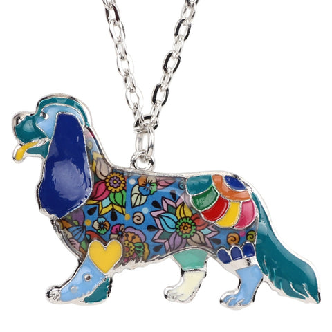 Spaniel Multicolor Necklace